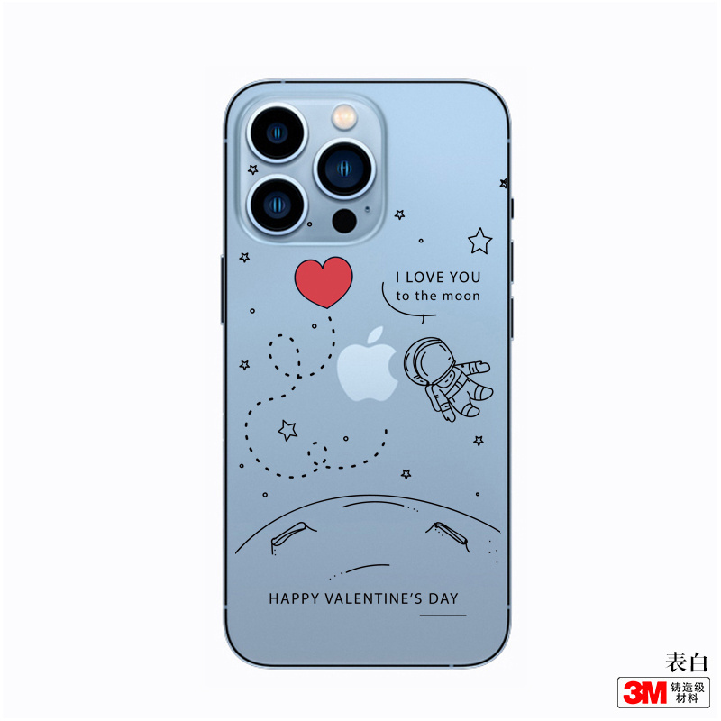 Custom Cell Phone Decoration Sticker Funny Decals Transparent 3M Vinyl Skin for iPhone 14 15