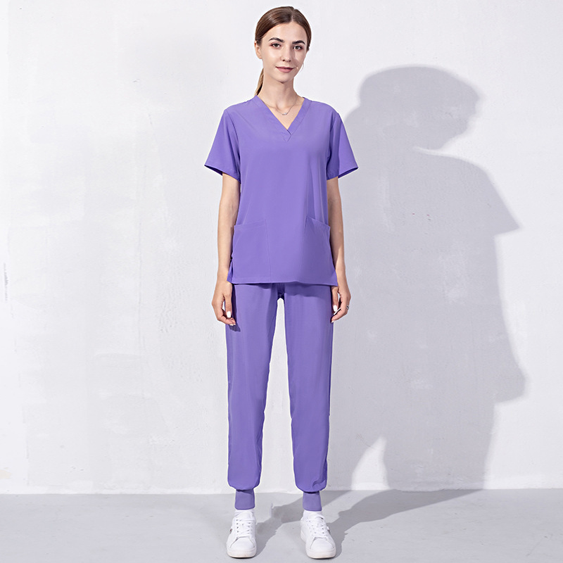 2022 factory dropshipping wholesale custom logo designs women scrubs practical nursing hospital uniform medical scrubs sets