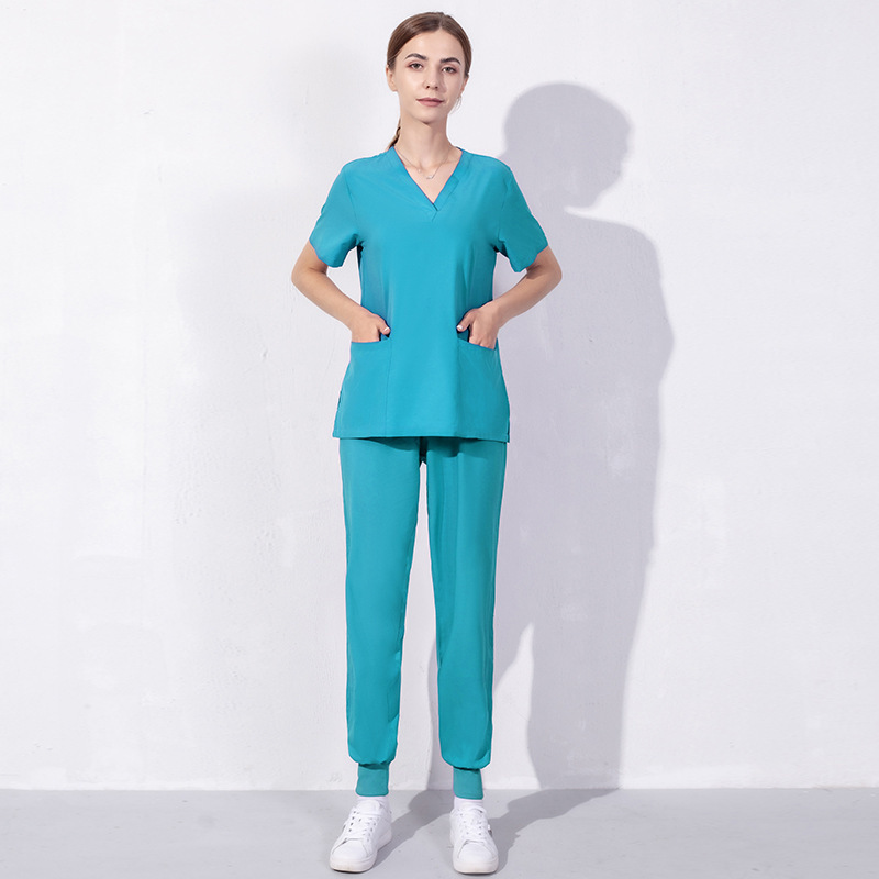 2022 factory dropshipping wholesale custom logo designs women scrubs practical nursing hospital uniform medical scrubs sets