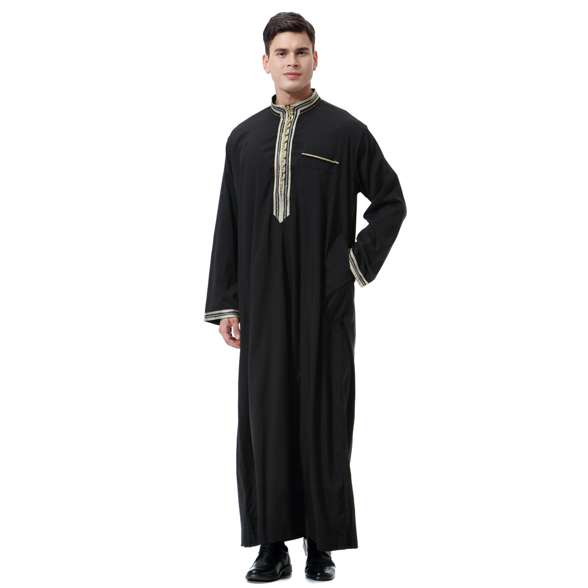 Muslim Factory Wholesale Arab Robe Middle Eastern Men's Worship Robe Islamic Robe Men's Clothing islamic dress