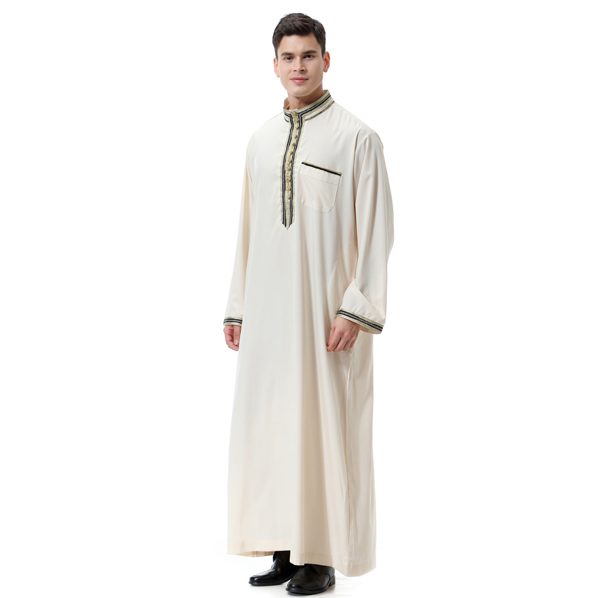 Muslim Factory Wholesale Arab Robe Middle Eastern Men's Worship Robe Islamic Robe Men's Clothing islamic dress