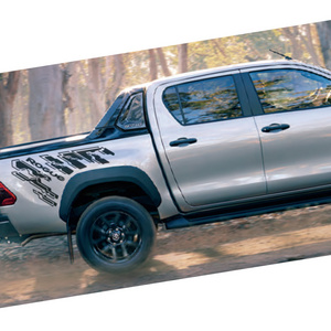 Car Decals 2 Pieces Hilux Body Rear Tail Side Graphic Vinyl Car Stickers For Toyota HILUX REVO 2020 2021 Rogue 4X4 Double cabs