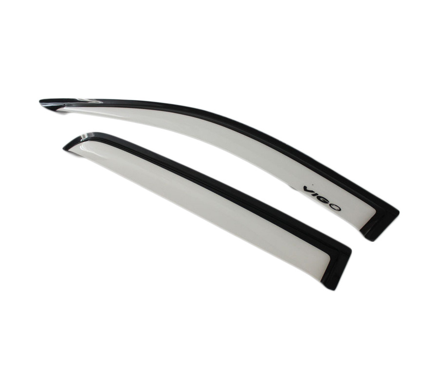 YCSUNZ Black White Door Visor Car Body Kits Accessories Sun Rain Visor For Vigo 2012