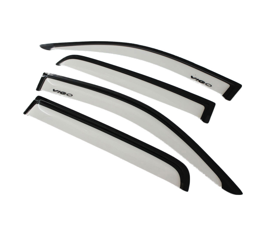 YCSUNZ Black White Door Visor Car Body Kits Accessories Sun Rain Visor For Vigo 2012