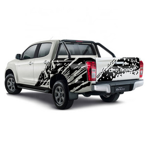 YCSUNZ  car stickers For D-max 2012-2020 splash mud doodle car body back door vinyl graphics  4x4 off road decals customized