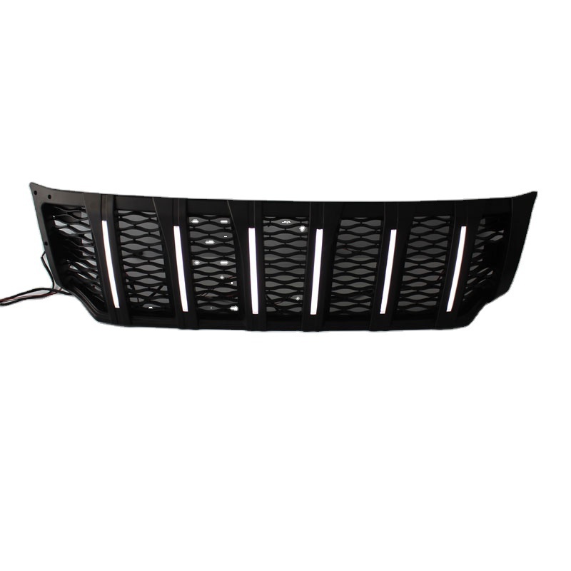 YCSUNZ Frontier Navara NP300 Front Grille With DRL Grill Cover Black For 2015 2016 Frontier