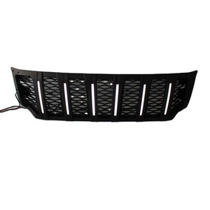 YCSUNZ Frontier Navara NP300 Front Grille With DRL Grill Cover Black For 2015 2016 Frontier