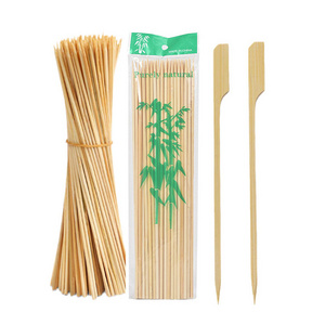 Chinese Manufacturers Outdoor Environmental Protection 50cm 60cm Bamboo Skewers Disposable Barbecue BBQ Bamboo Sticks