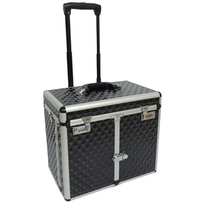 Aluminum trolley groom tool case pet care travel case