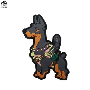 Motorcycle Biker Patch PVC K9 Dog Full Color PATCH Badge K-9 Service Dog Transfer Tactical Harness Stick Vest Patch