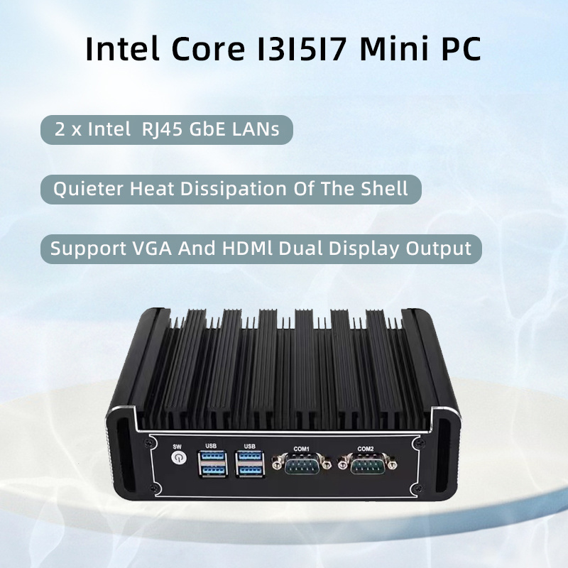 Intel Core I3 I5 I7 Processor Industrial Mini Pc Industrial Computer 8Gb Ddr3 128Gb Ssd Dual Core Industrial Mini Pc