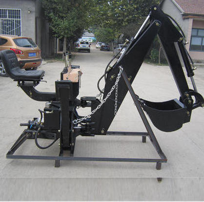 CE approved tractor towable backhoe/tractor backhoe