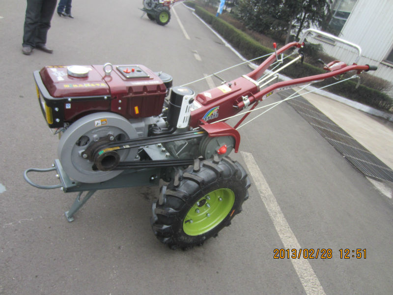 diesel engine power tiller motocultor cultivator two wheel walking tractor for sell