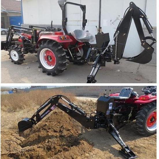 Top Quality Tractor Implement Loader Backhoe Excavator,  LW Series 3 Point Hitched PTO Drive Hydraulic Backhoe