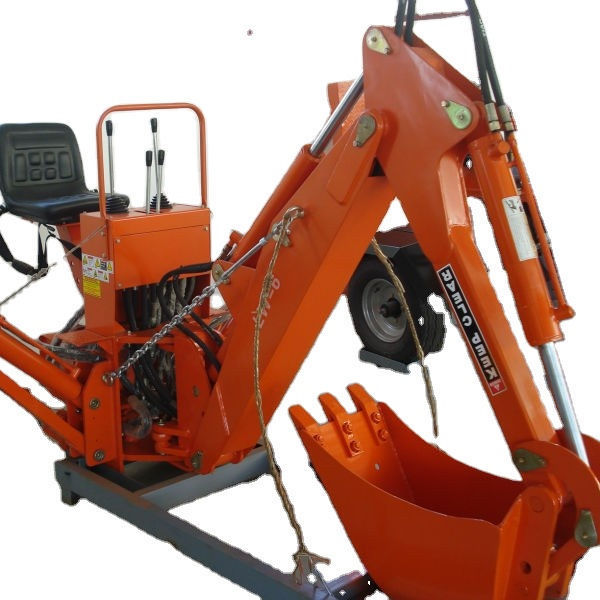 Portable Agriculture Atv Towable Backhoe Excavator Mini Back Hoe Garden ATV Backhoe For Sale