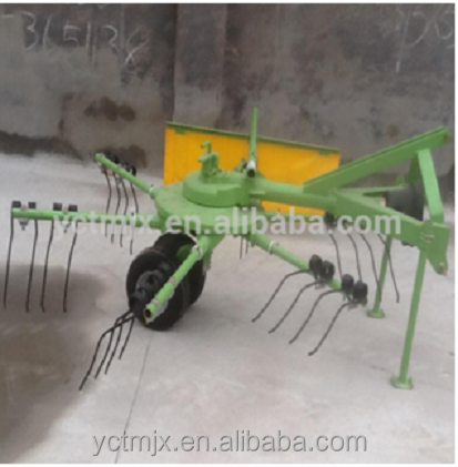 35hp farm wheel tractor mounted mini model rotary hay rake working width 2500mm/3500mm/4000mm