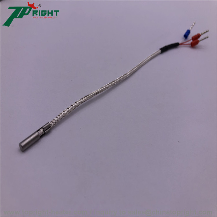 3 wire 2 wire stainless steel probe thermocouple temperature sensor k type pt100