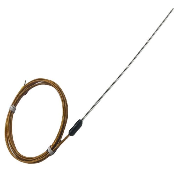 1.0mm 1.5mm  temperature sensor probe K J type thermocouple