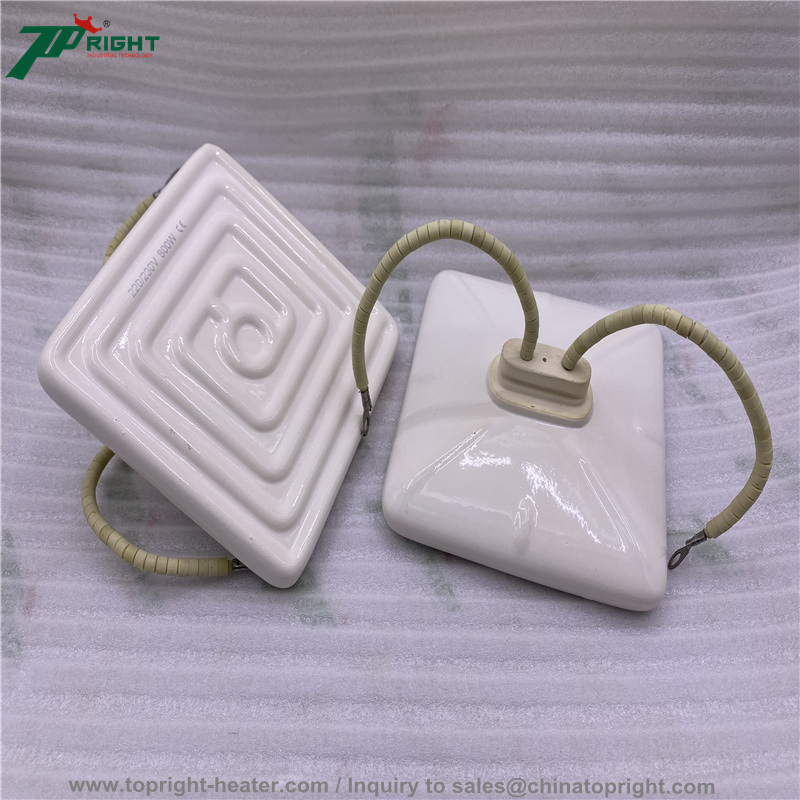 customized far-infrared electric heating plate ceramic infrared heater plate sauna heating element