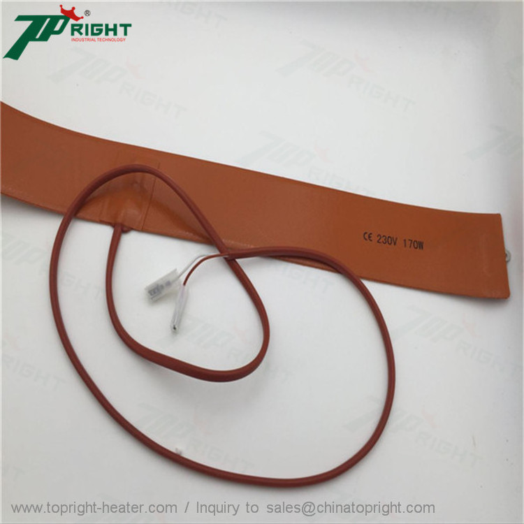 12V 120W China High Quality Flexible Bucket Silicone Rubber Heater