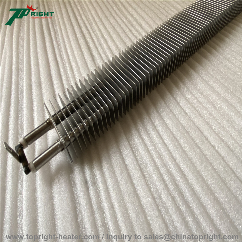 I U W type stainless steel heating element finned tubular air heater