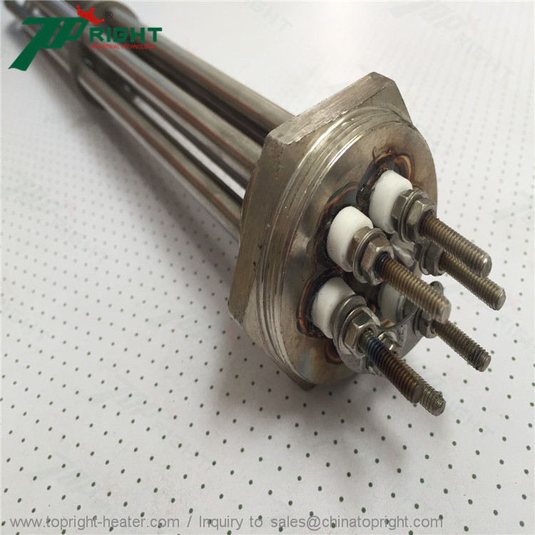 Customized 9KW 12KW 380V Stainless Steel Electric Heating Element Water Boiler Tubular Heater Screw Plug Immersion Heater