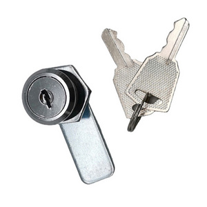 Factory Whole Sale Top Quality Znic Stainless Steel Locker Locks Panel Lock With Key For Cabinets