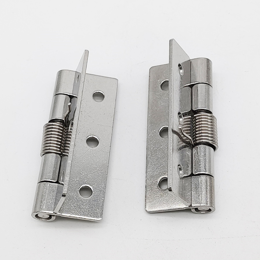 JH253-6 OEM   Polished Stainless Steel hinge SPRING Hinge self closing hinge