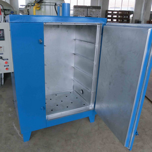 Industrial oven drying chamber with electric heating