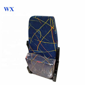 Blue Foldable Sponge Bus Tour Guide Seat