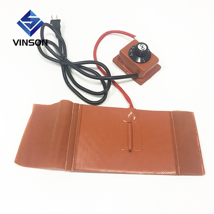 Heat Mat for Snowboard Press silicone rubber heater 240v 1600w lead wire with patch from middle side