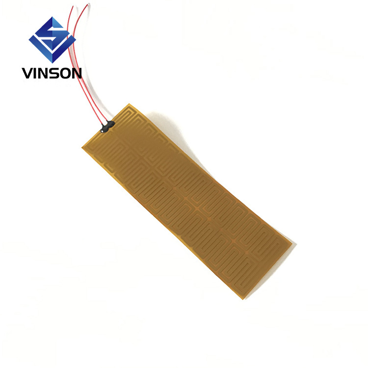 Custom 80W 80x240mm with 3M adhesive polyimide film kapton heater