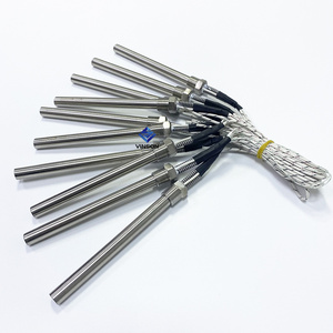 Thread fitting cartridge heater Built in K/J thermocouple temperature sensor