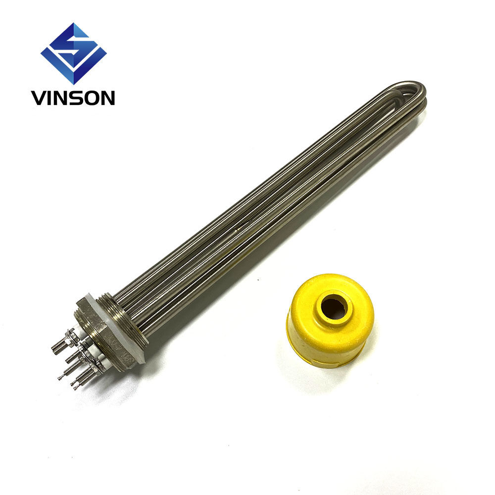 220v 380v Immersion Water Heater Element Industrial Flange Immersion Heater Electric Screw Flange Tubular Heater