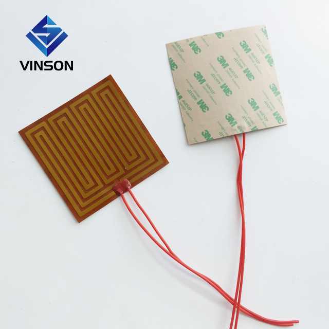 Customized 3.7v 5v 7.4v 9v 12v 24v 36v 48v 60v 120v 220v 240v polyimide film kapton heater