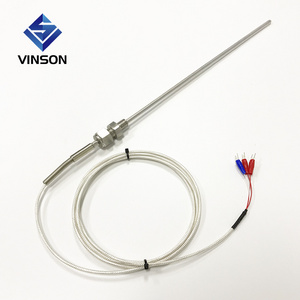 high temperature RTD pt 1000 pt 100 thermocouple sensor with compensation wire