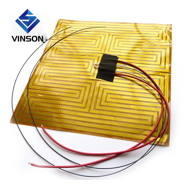 Customized 3.7v 5v 7.4v 9v 12v 24v 36v 48v 60v 120v 220v 240v polyimide film kapton heater