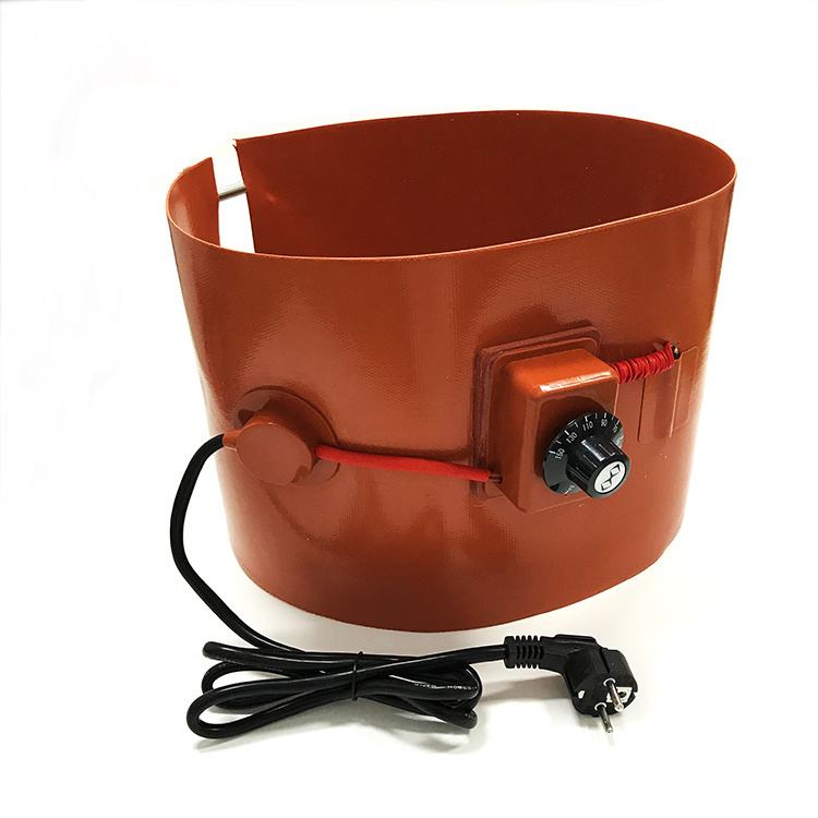 220V 1000W 500*400mm Customized 3D Metal Printer Heated Bed Silicone Oil Drum Heater Electric Rubber Pad for Heating