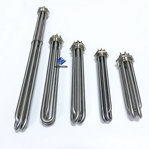 220v 380v 3kw 6kw 9kw 12kw 15kw electric Water Heater Element DC immersion Tubular Heating Element with 1.5'' BSP/NPT