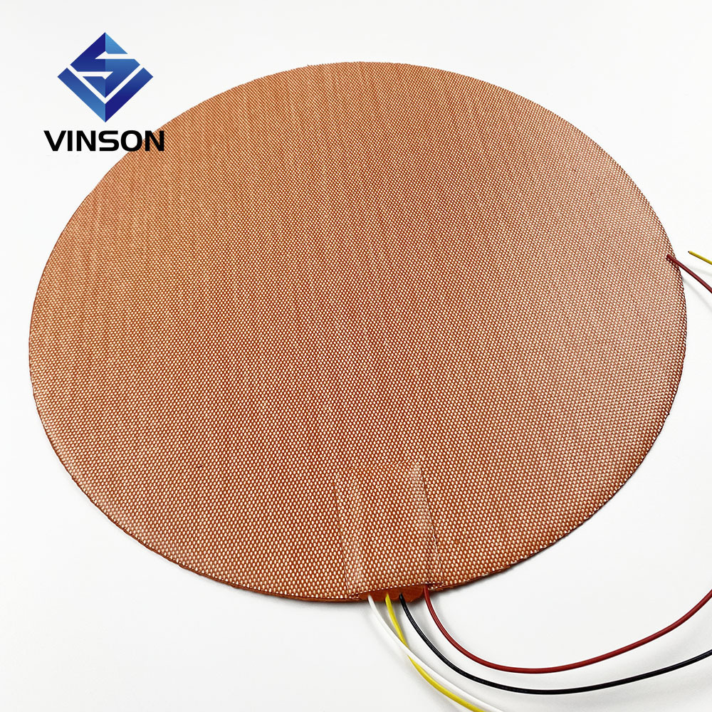 Vinson High quality 3D Printer Heat Bed 220V 300W silicone rubber heater 300*300mm electric Heating Pad