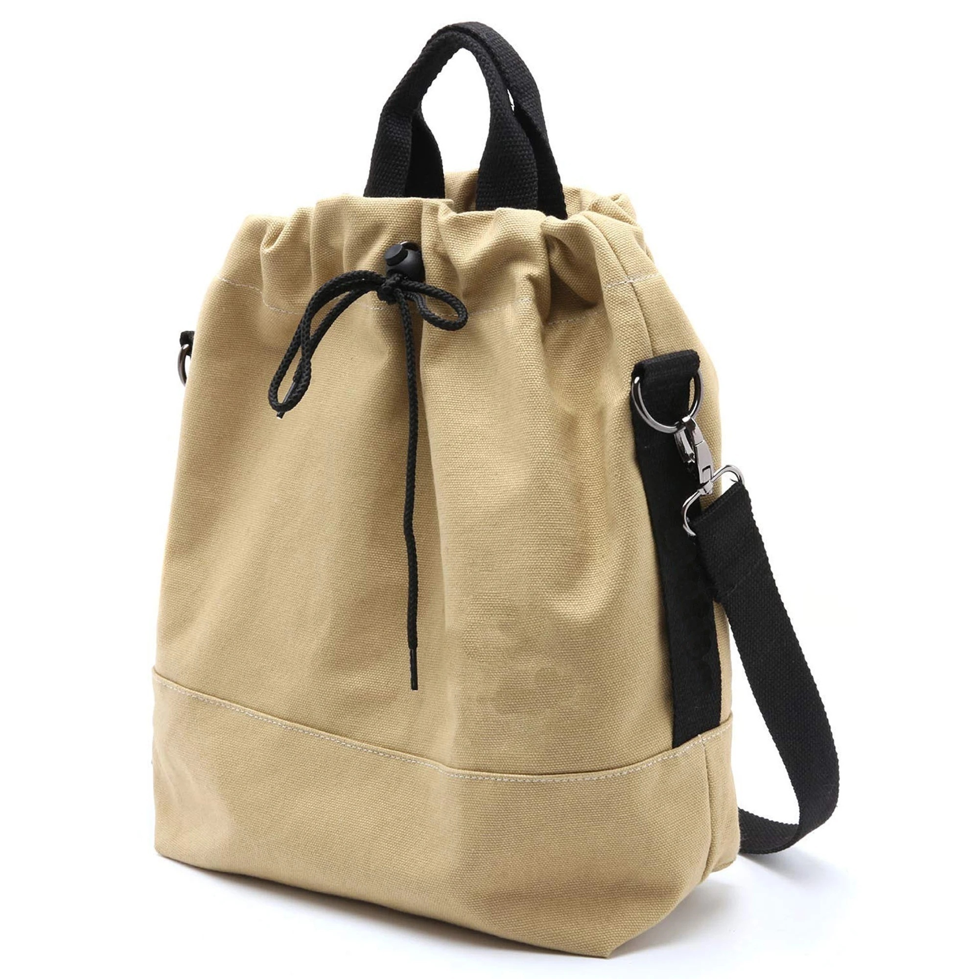 Custom Luxury Women Heavy Duty Canvas Tote Handbags Casual Shoulder Work Bag Canvas Crossbody Bag