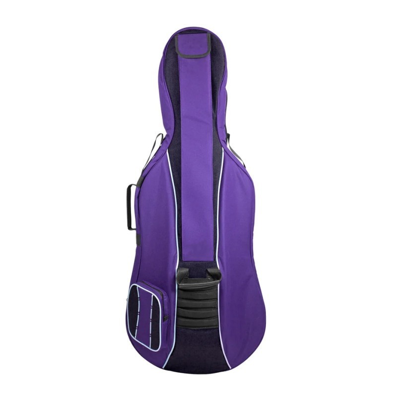 Purple Padded cello gig bag 13x17 3 5x7 Lightweight Cello Case Violin violoncello portable storage carrying case Bag