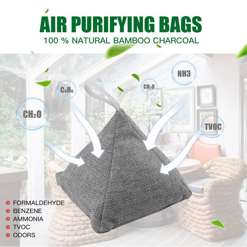 Natural Home Deodorizer Bags Activated Bamboo Charcoal Air Purifying Bag