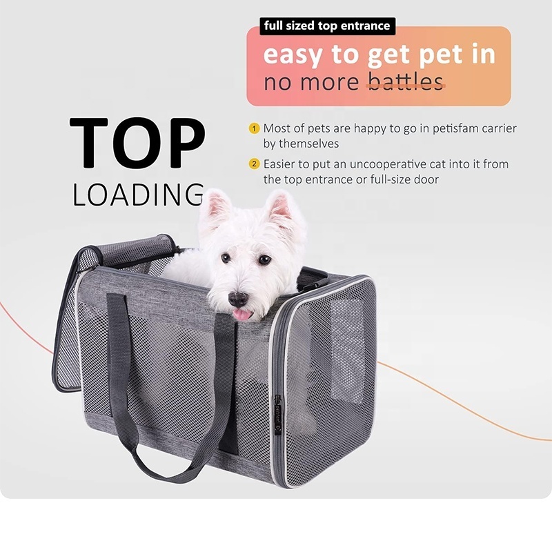 custom tote bag pet carrier Travel Portable Pet Car Seat Bed Shoulder Bag Handbag Cat Dog Pet Carrier Bag