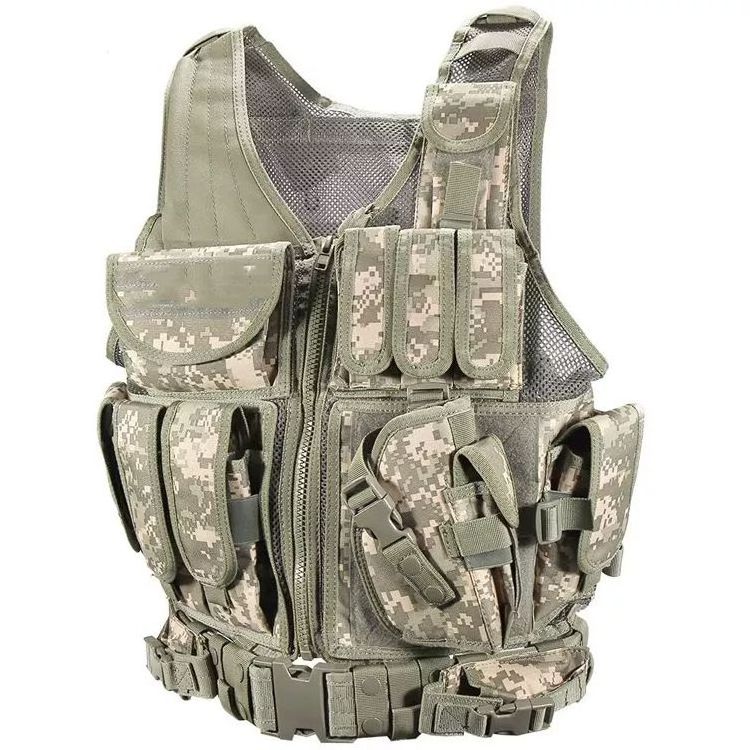 Wholesale Oxford Fabric Multi-purpose Combat Tactical Board Plate Carrier Waterproof Safety Tactical Vest with Molle System