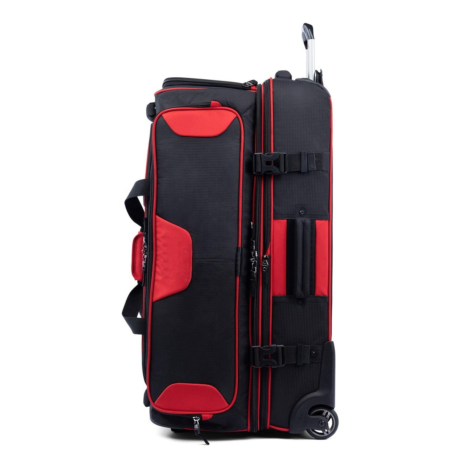 Custom logo Waterproof 2 Wheeled Carry-On Travel Trolley Luggage Suitcase Bag Rolling Duffel Bag with Wheels