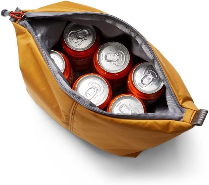 6L Lightweight Insulated Thermal Cooler Caddy Waterproof Recycled Polypropylene Lunch Bag  Drinks Beer Can cooler Bag