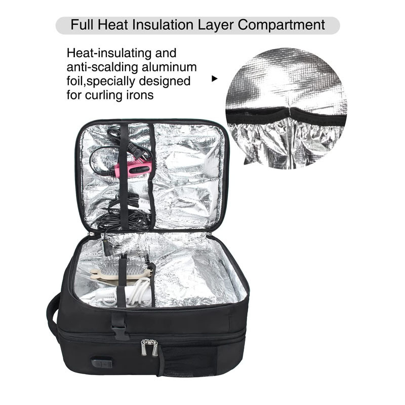 Portable Travel Barber Backpack Case Holds Various Hair Cutting Tools Large Barber Bag With Adjustable Dividers For Barber