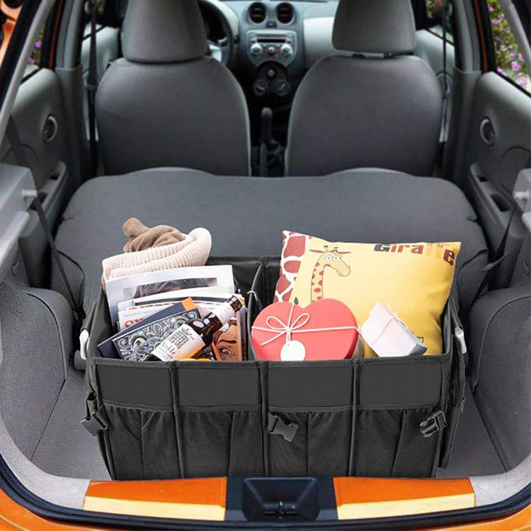 Top Quality Portable Folding Car Storage Box Auto Car Trunk Organizer Collapsible Backseat Car Organizer Storage Box