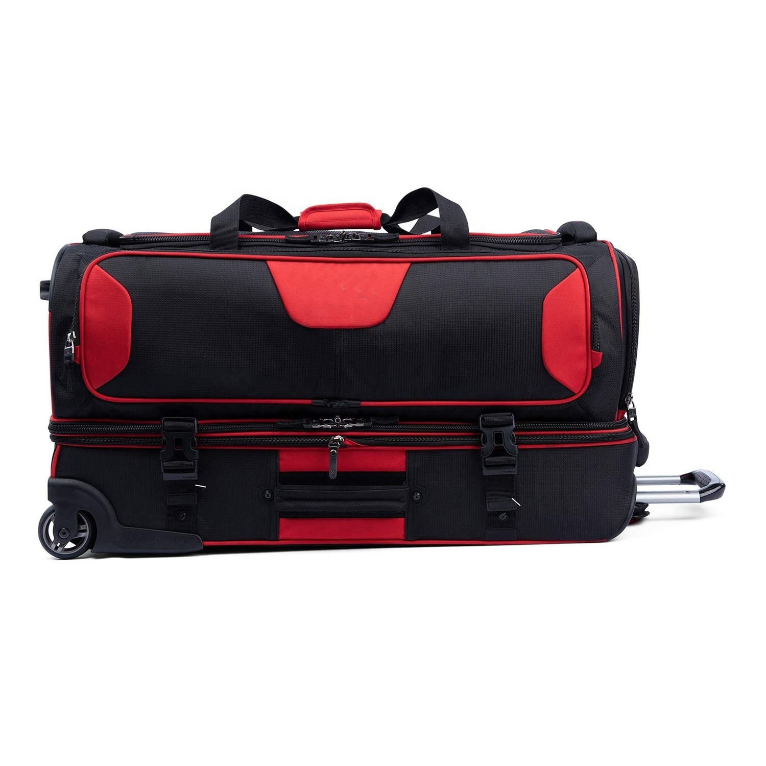 Custom logo Waterproof 2 Wheeled Carry-On Travel Trolley Luggage Suitcase Bag Rolling Duffel Bag with Wheels